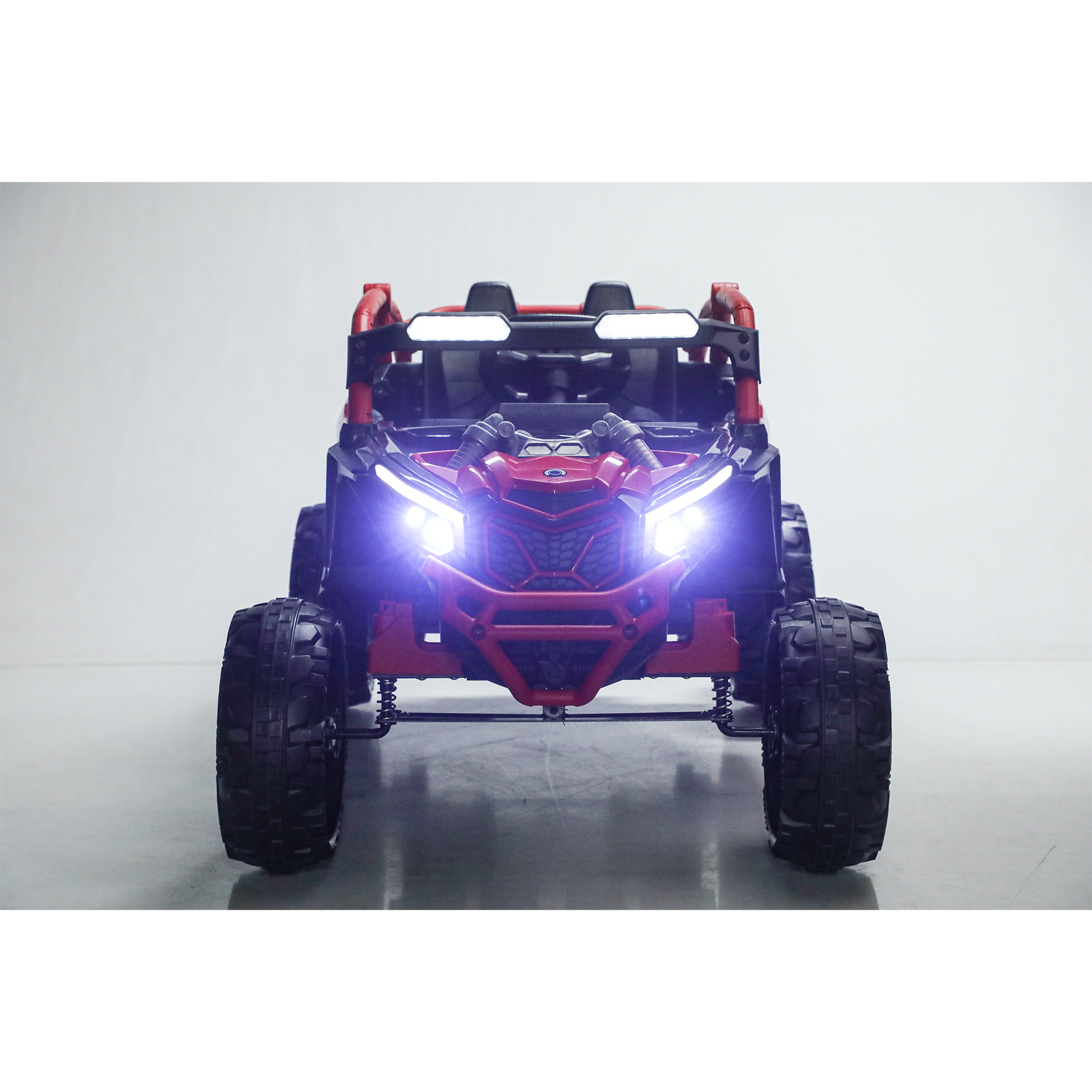 24V 400W Kids Ride on Car UTV W/Parents Remote Control,4-wheel suspension, 3 Speed, Power display,Bluetooth,MP3,Music,LED Light, Provide a speed of 4-8KM/H For Kids Age 3+ years old (RED) image 10