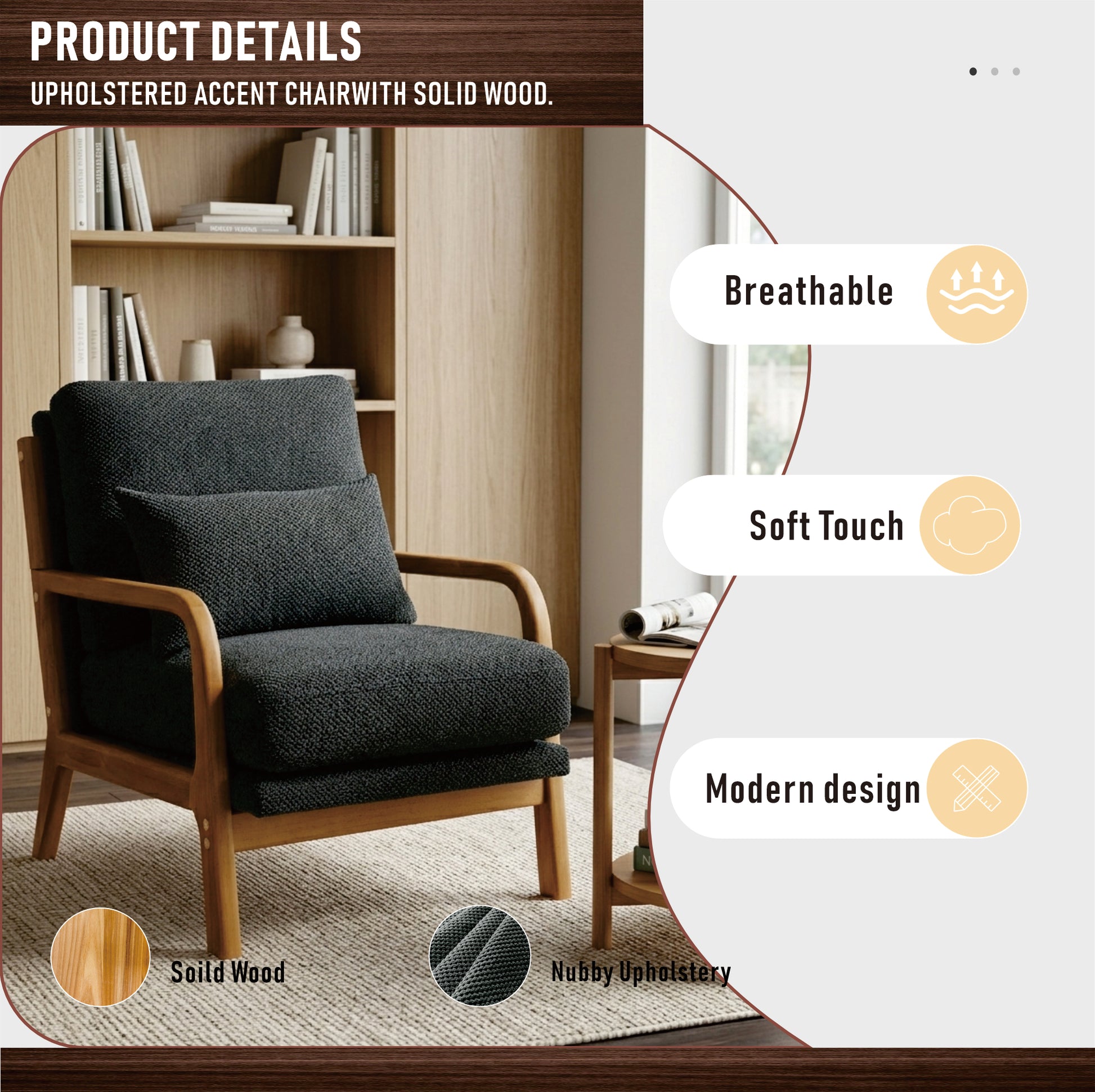 Wooden Lounge Chair image 4
