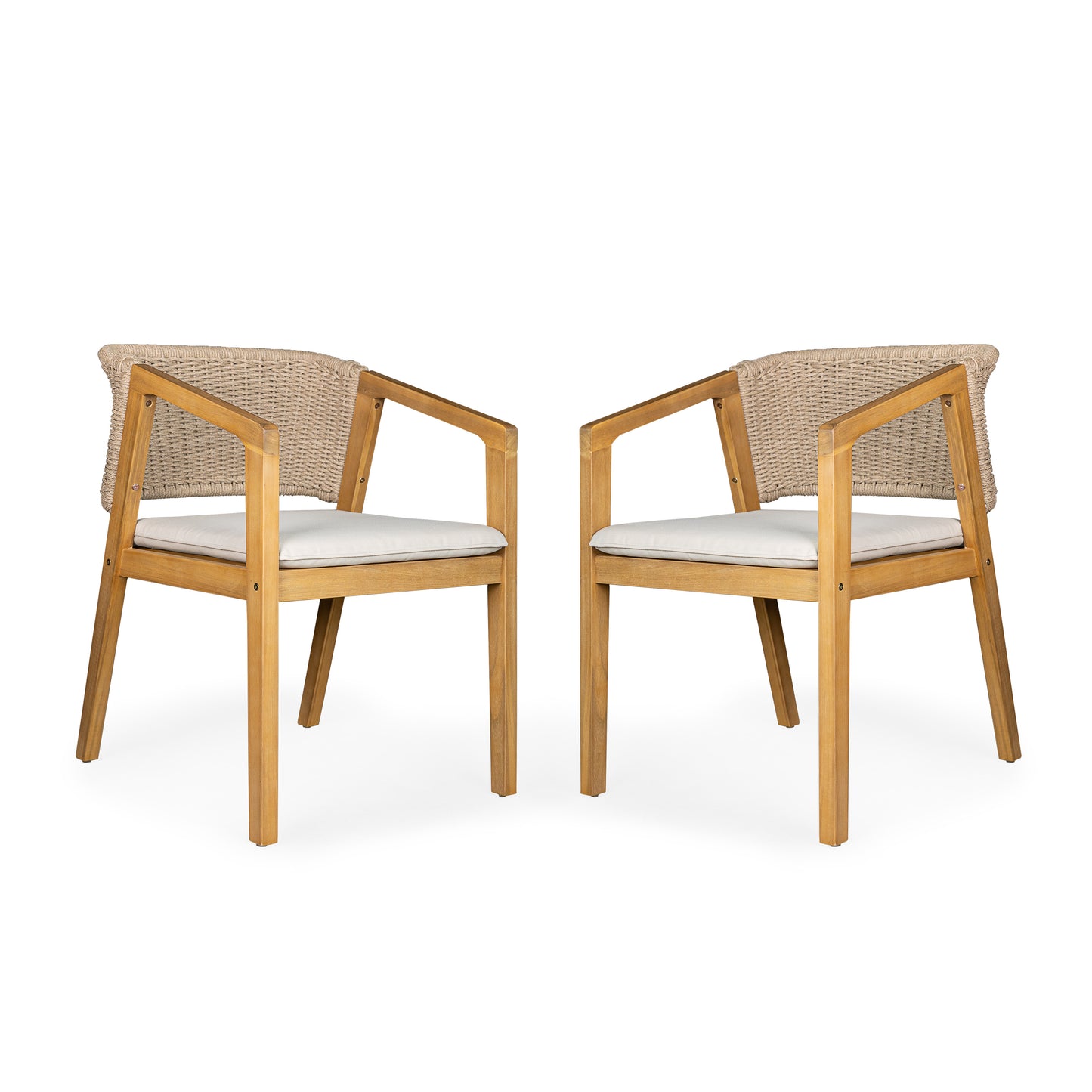 Dining Chair set of 2 - fixing strap detail