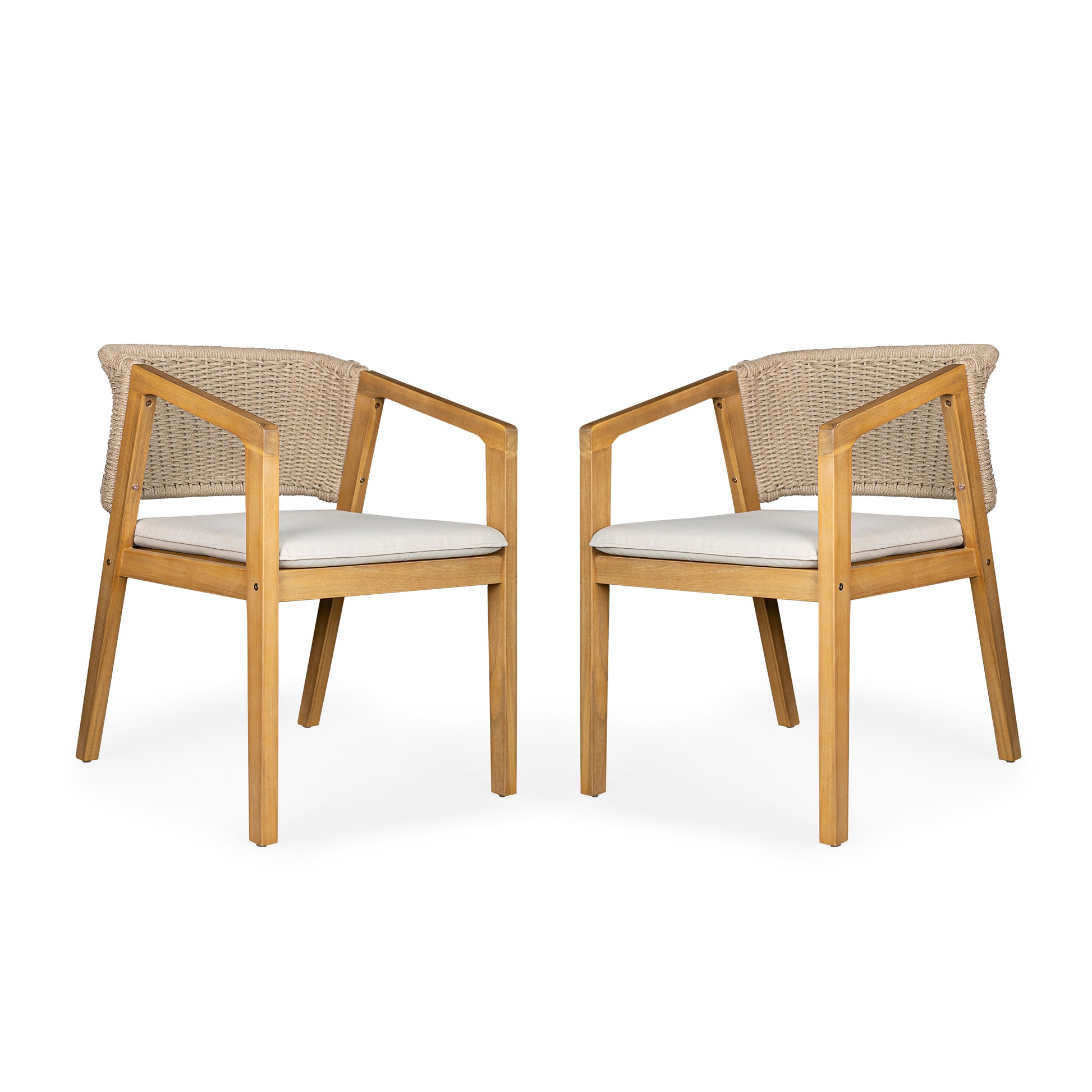 Dining Chair set of 2 - fixing strap detail