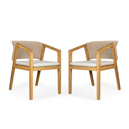 Dining Chair set of 2 - fixing strap detail