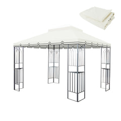 10x10 Ft Outdoor Patio Gazebo Replacement Canopy - Perfect Red Cover