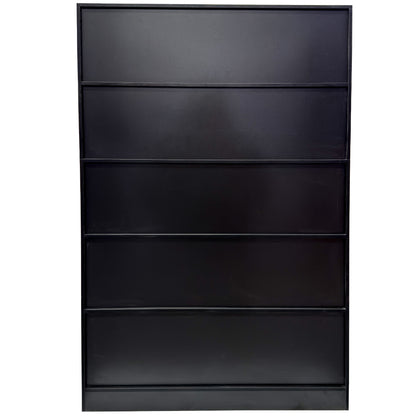 70.87" Tall Bookshelf with 10 Cubes and 3 Doors, 4-Tier Bookshelf, Open Shelf Bookcase with Cabinet, Modern Cube Storage Organizer for Living Room, and Office image 7