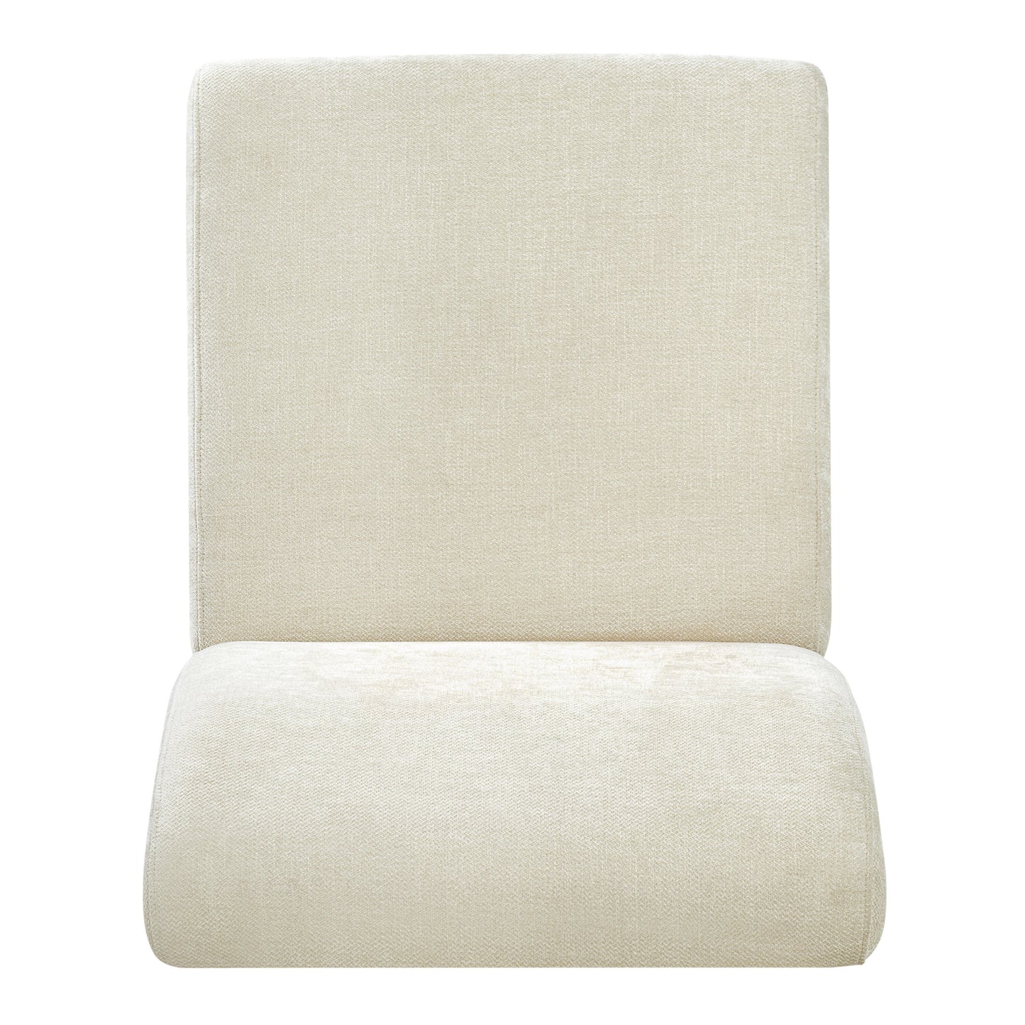Modern Accent Chair - Beige Fabric Upholstered Accent Chair with Walnut Color Frame, 300lbs Capacity for Living Room, Bedroom & Entryway image 9