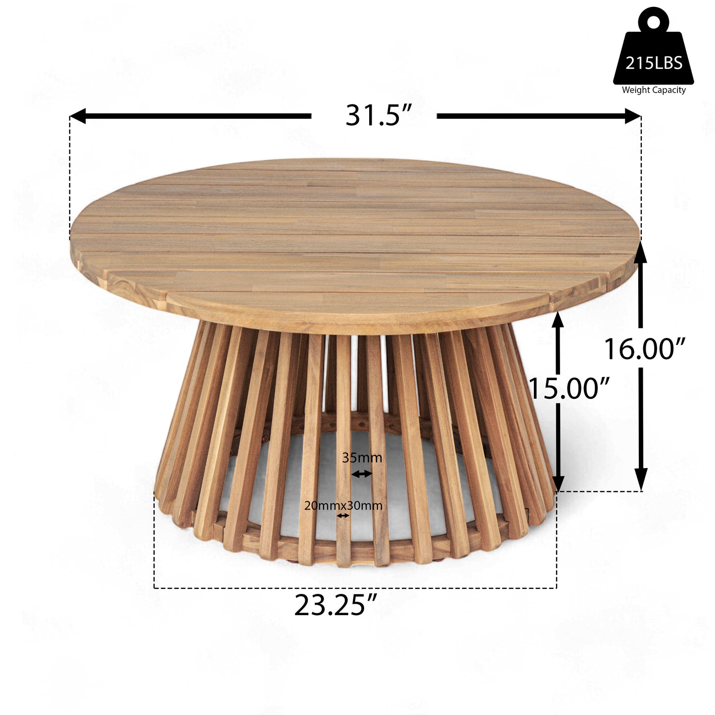 PATIO FURNITRE SETS: CLAREMONT 3 SEATER DAYBED + ACACIA WOOD TABLE image 4