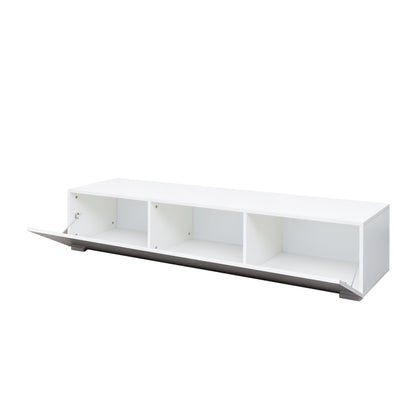 Modern Entertainment Center with Storage Media Console for Living Room image 9