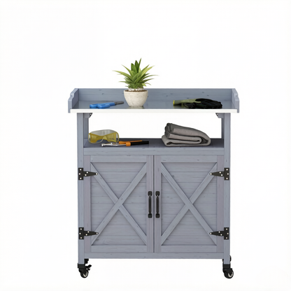 Backyard Storage Cabinet,Wooden Storage Cabinet,Patio Storage Cabinet,Outdoor Storage Cabinet image 7