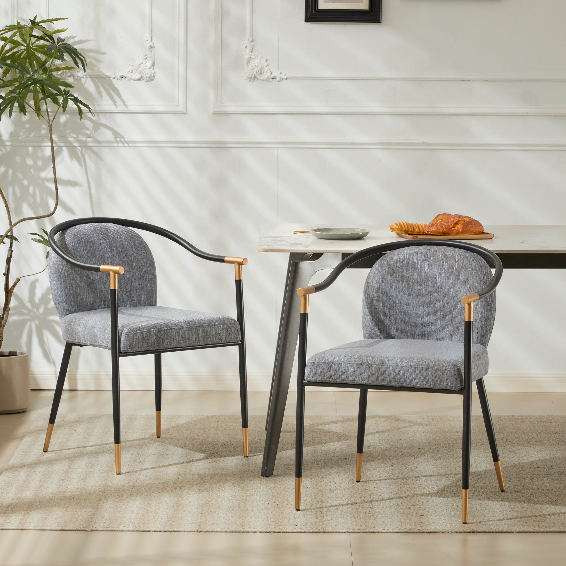 Modern Upholstered Dining Chair(set of 2) image 1