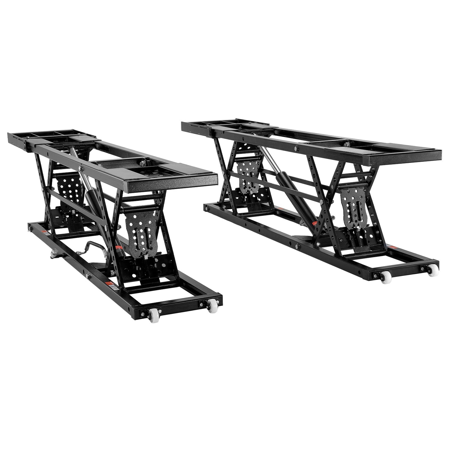 Car Lift, 25.6" Max. Height, 5,000 LBS Capacity Portable Car Lift, with Extended-Length Plates, Heavy-duty Carbon Steel Truck Lift with 120V Power Unit, Auto Car Jack Lifts for Home Garage Shop image 6