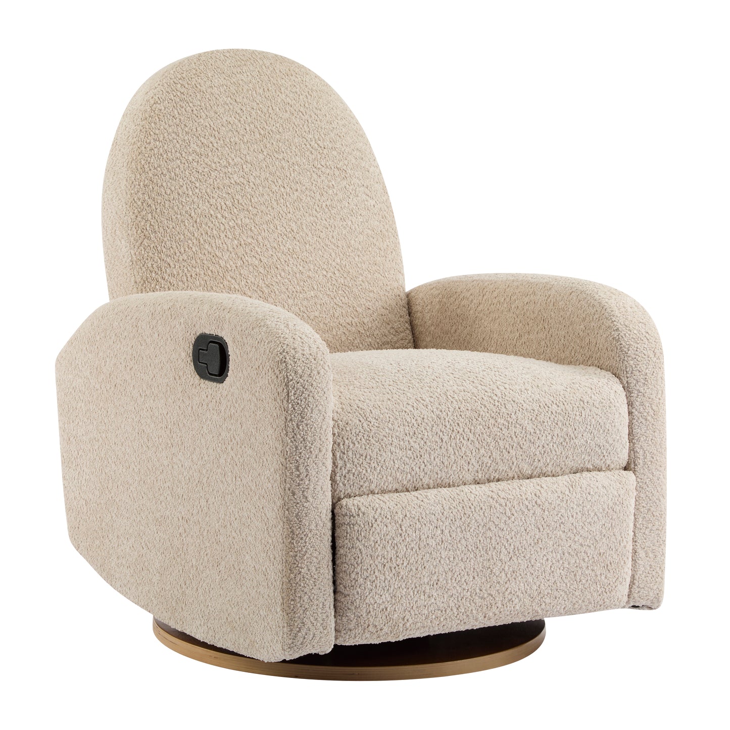 360 Swivel and Glider Recliner Chair-Almond image 1