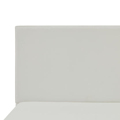 Lucas Tall Headboard Upholstered Bed / 52" High Headboard / Elegant Simplicity / No Box Spring Needed / Easy Assembly / Queen / Coconut Micro Suede image 12