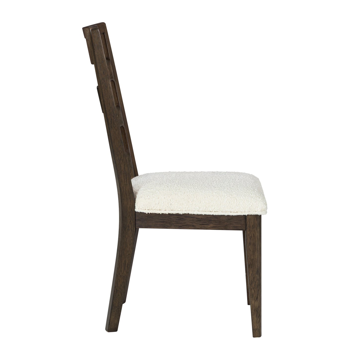Dark Oak Upholstered Dining Chair, Set of 2 image 4