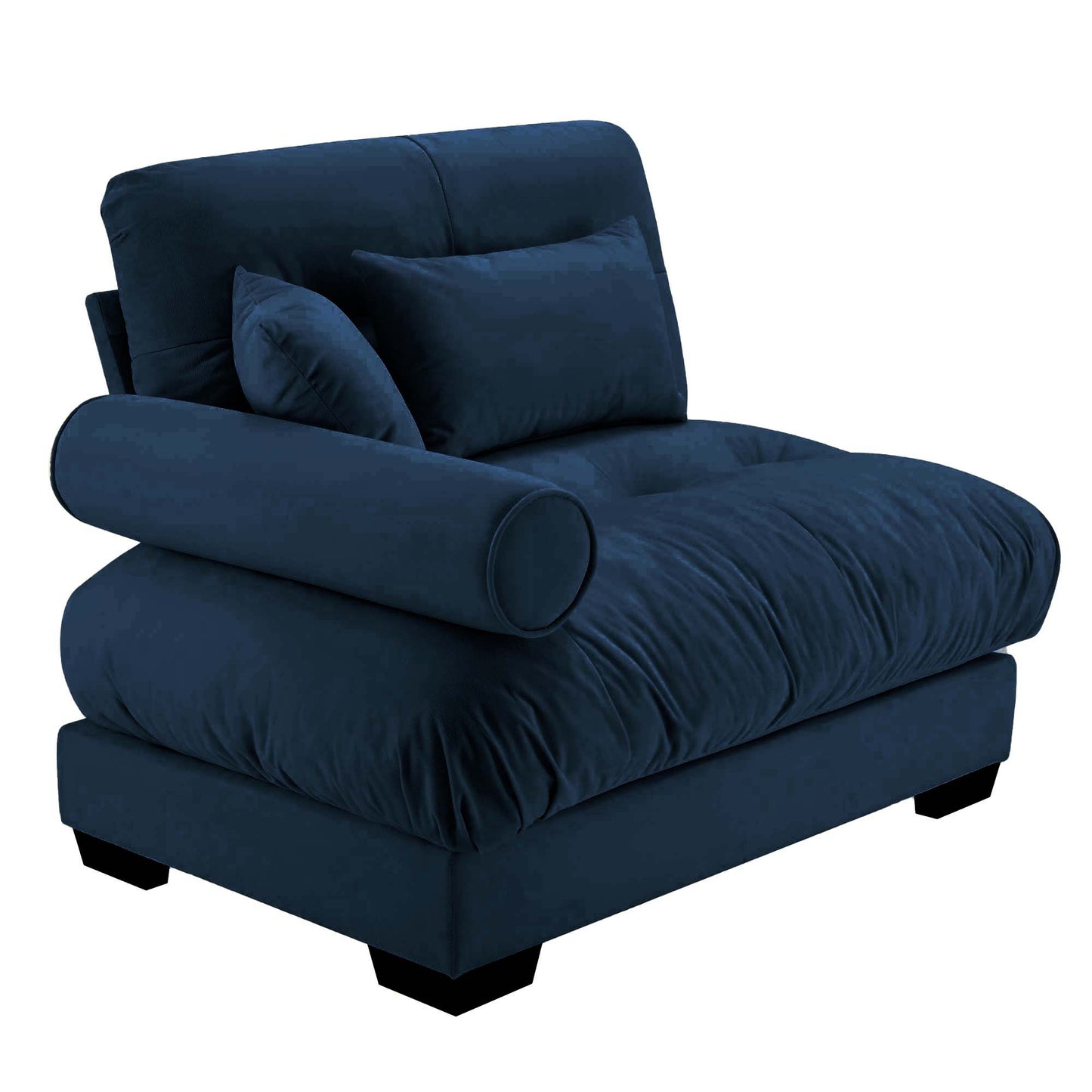 Milano Sofa LSF W/3 pillows - blue image 3