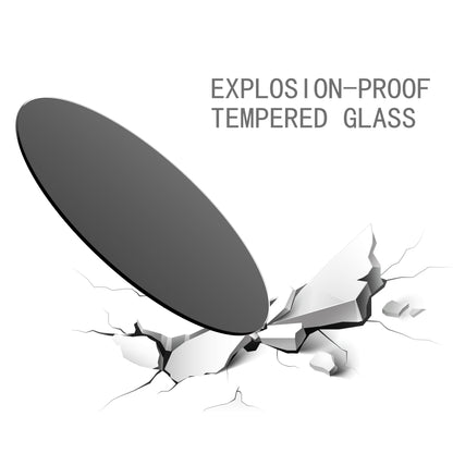36 Inch Round Tempered Glass Table Top Black Glass 1/4" Thick Round Polished Edge(old SKU:W1265118639) image 5