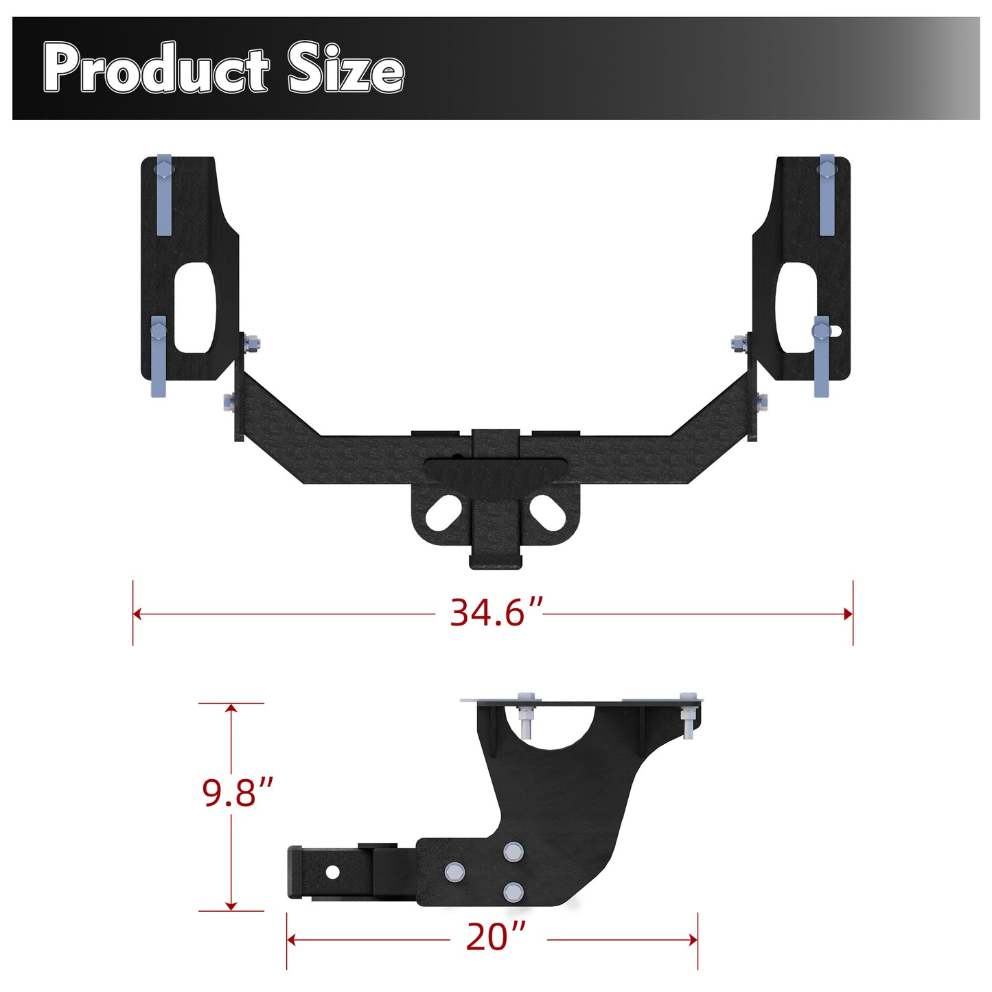 Class 3 Trailer Hitch Compatible with 2010-2019 / Subaru Outback Wagon (Except Sport) image 3