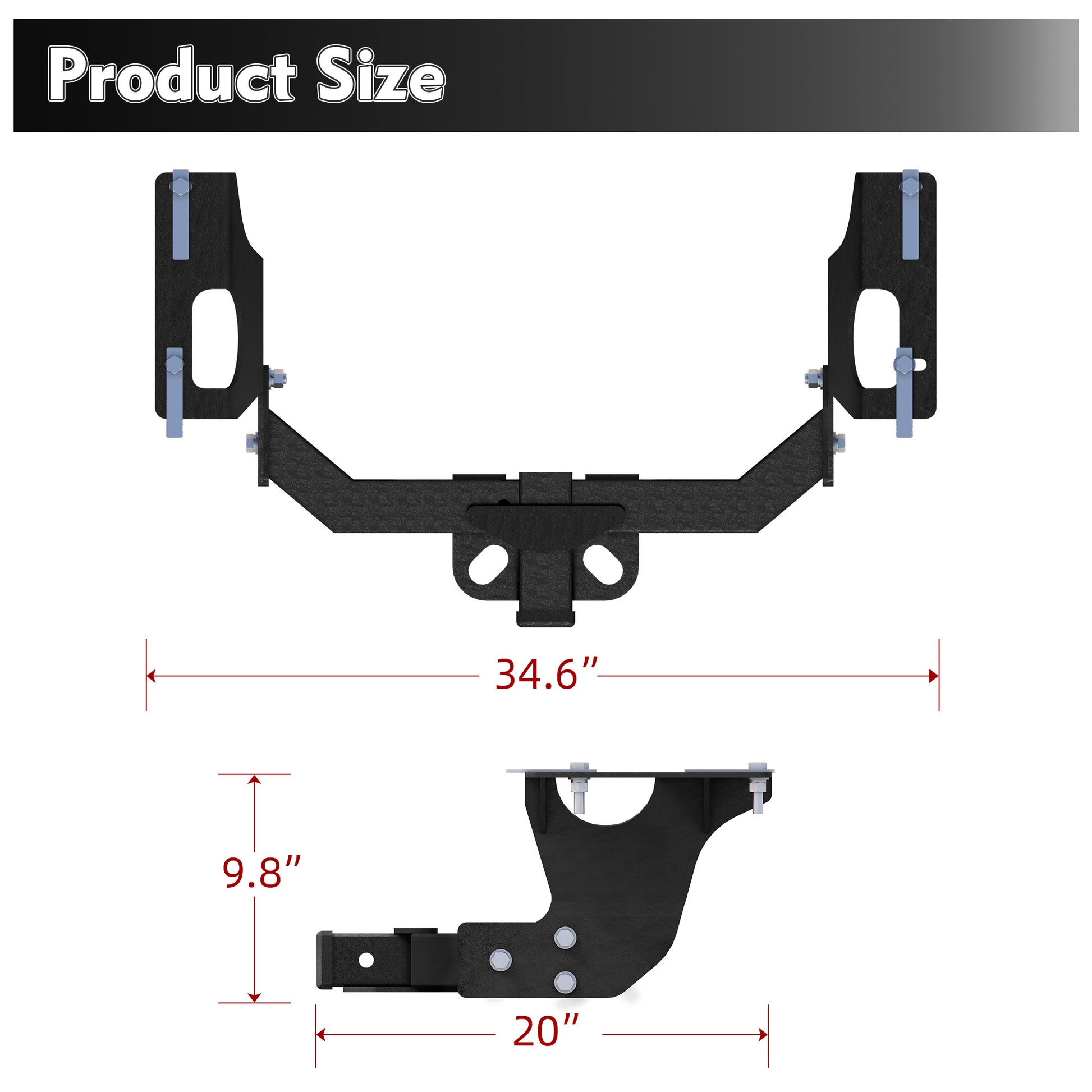 Class 3 Trailer Hitch Compatible with 2010-2019 / Subaru Outback Wagon (Except Sport) image 3
