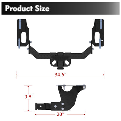 Class 3 Trailer Hitch Compatible with 2010-2019 / Subaru Outback Wagon (Except Sport) image 3