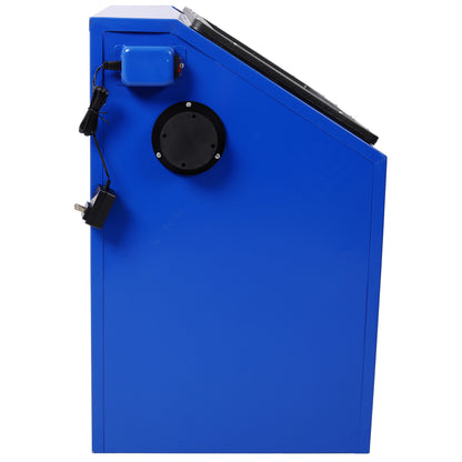 110L Bench Top Sandblast Cabinet,Ergonomic and Compact Design for Precise Sandblasting, with Heavy Steel Construction and Built-in Blast Gloves for No Sand Leakage, Bright LED Lighting System image 4