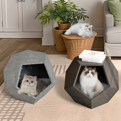 Modern Pet Furniture Cat Carrier Side Table - Multifunctional MDF