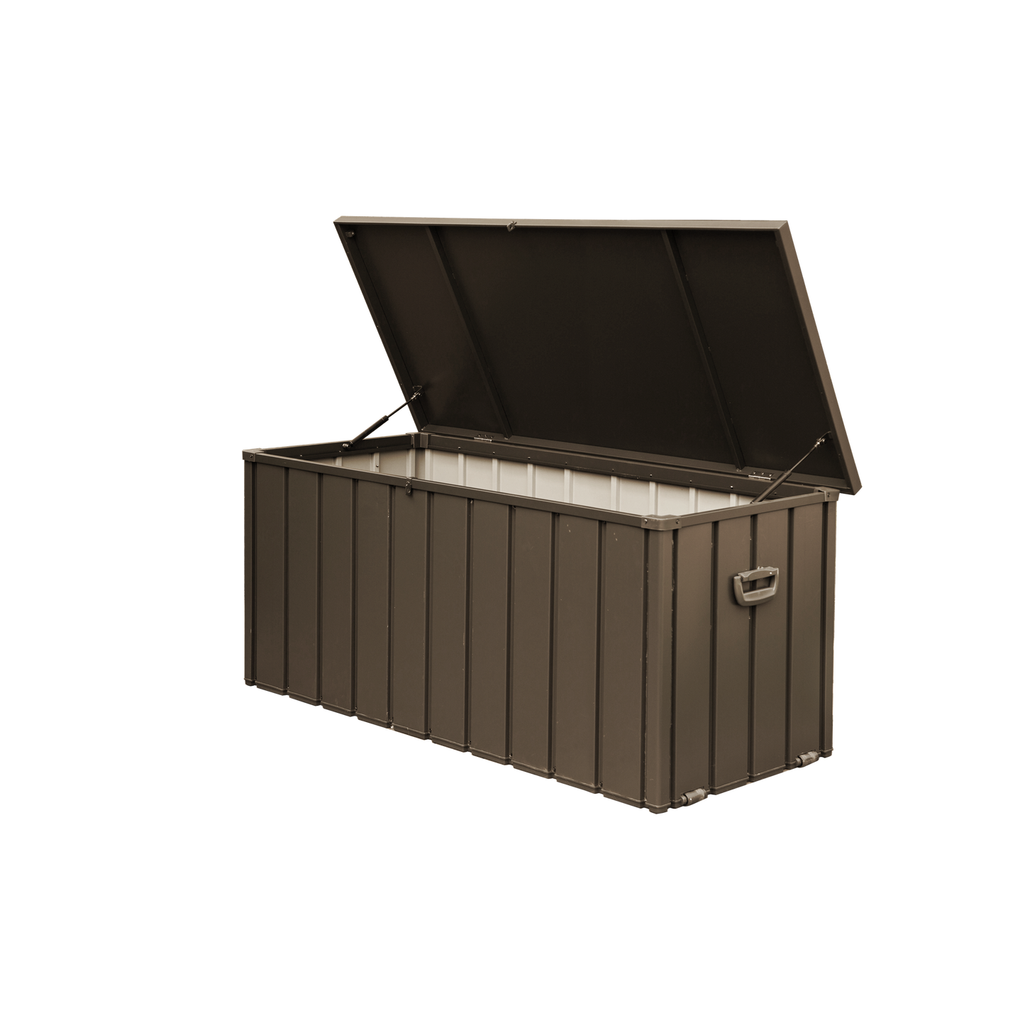 160 Gallon Outdoor Storage Deck Box Waterproof, Large Patio Storage Bin for Outside Cushions, Throw Pillows, Garden Tools, Lockable (Dark Brown) image 1
