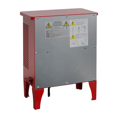 18 inch Freestanding Electric Fireplace Stove heater with 3D Flame effect,Classic Red image 12