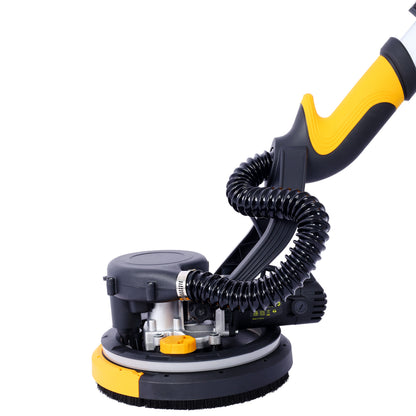Drywall Sander, 780W Electric Drywall Sander with Vacuum Dust Collection 6.5A Motor Dustless Floor Sander with Variable Speed 900-1800RPM, LED Light, Extendable & Foldable Handle, image 10