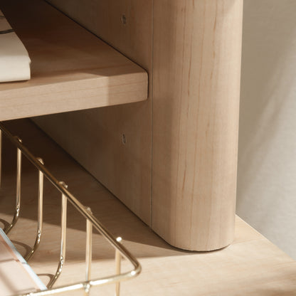 Hutch with Storage Cubbyholes, Maple finish image 5