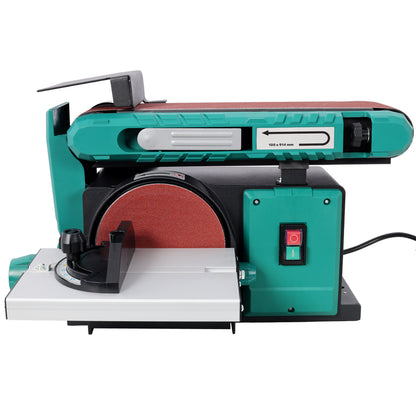 Benchtop Belt and Disc Sander,120V/60Hz,4x36 in. Belt & 6 in. Disc Sander, Green color image 3