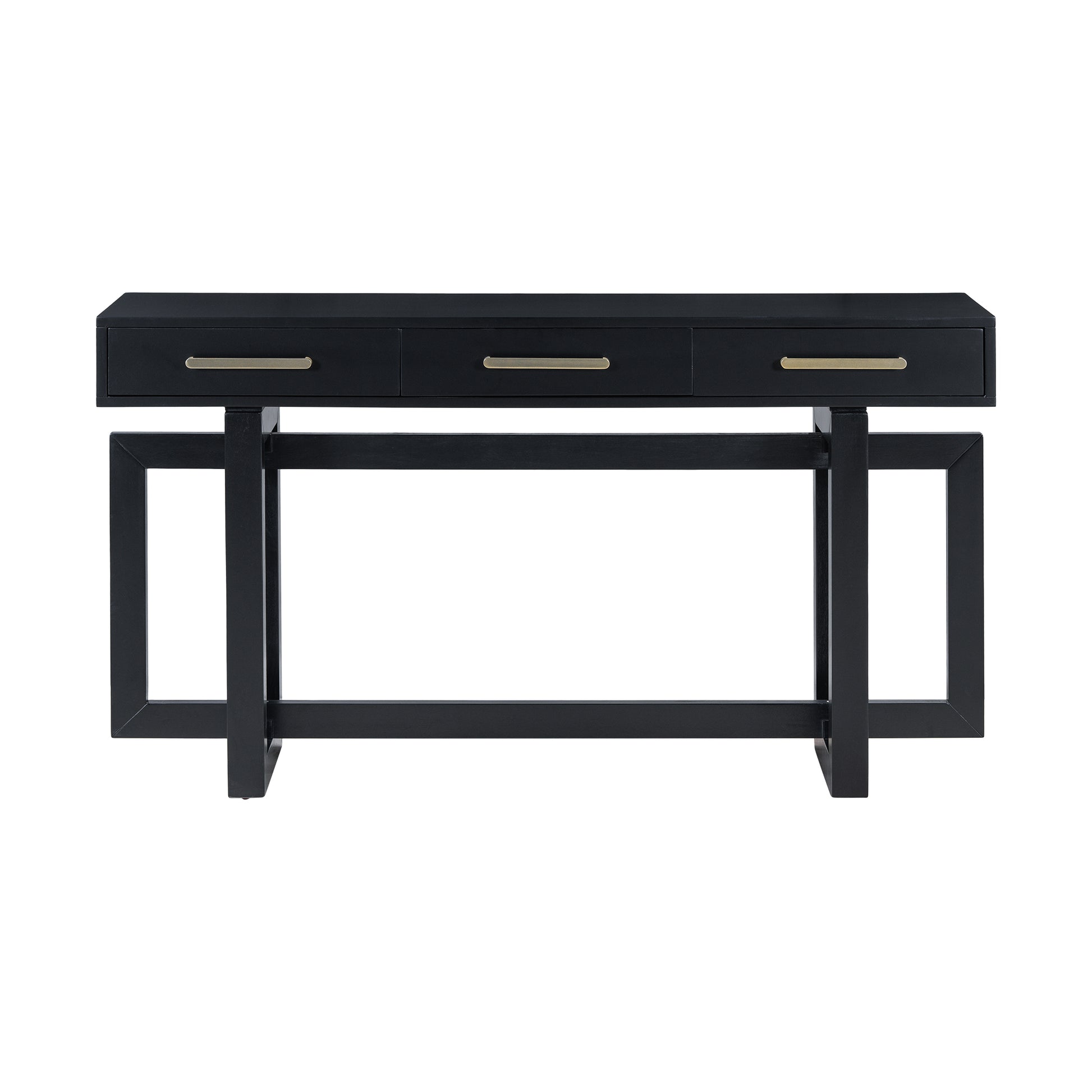 U_STYLE Elegant Console Table with Three Drawers, Extra Long Entryway Table for Entryway, Hallway, Living Room, Foyer, Corridor image 3