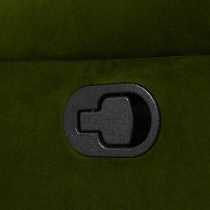 360° Swivel Recliner Manual Rocking Recliner Home Theater Manual Recliner Chair Nursery Rocker with Adjustable Backrest for Living Room, Green image 3