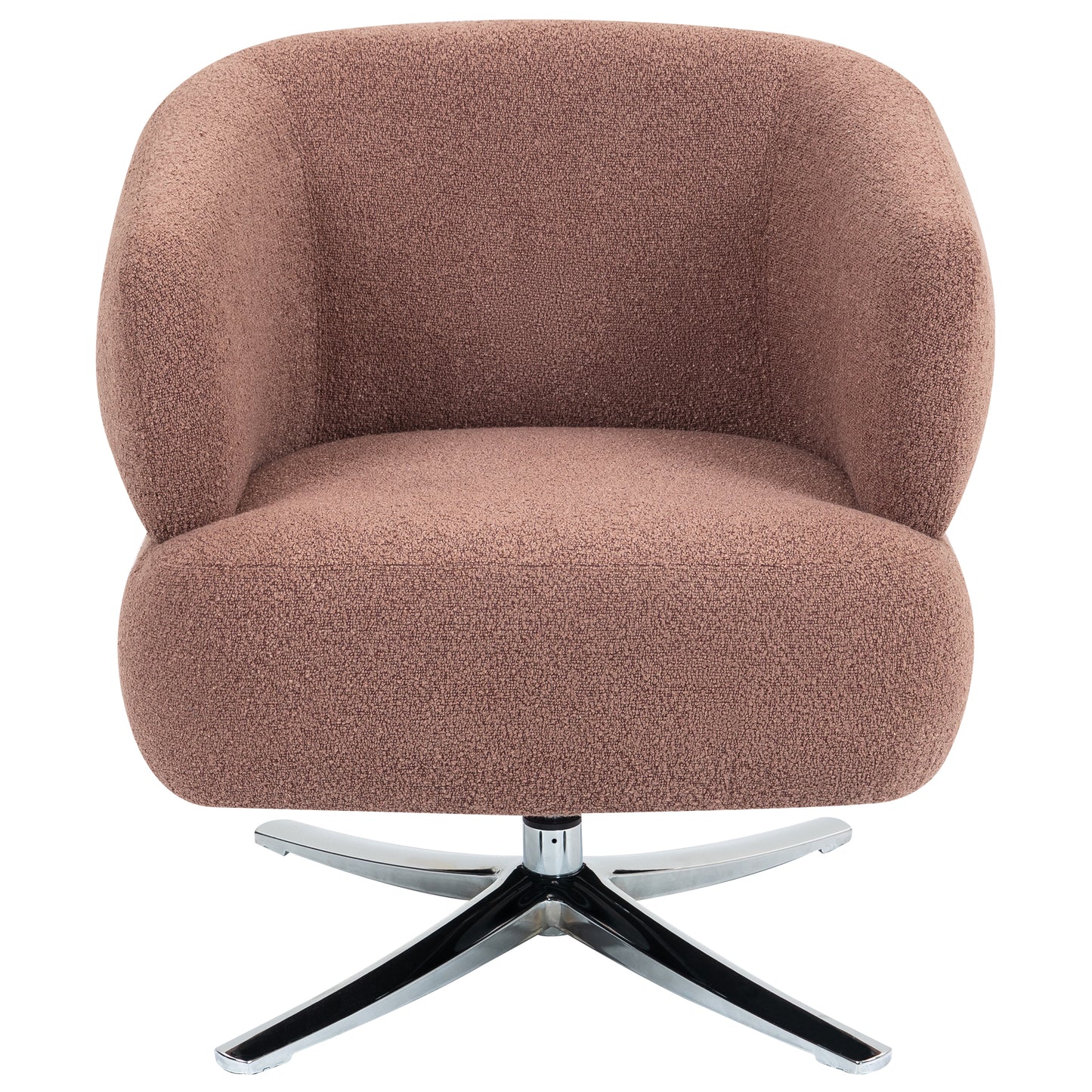 Cuddle-style leisure swivel sofa chair, suitable for balconies, studies and living rooms, Red image 7