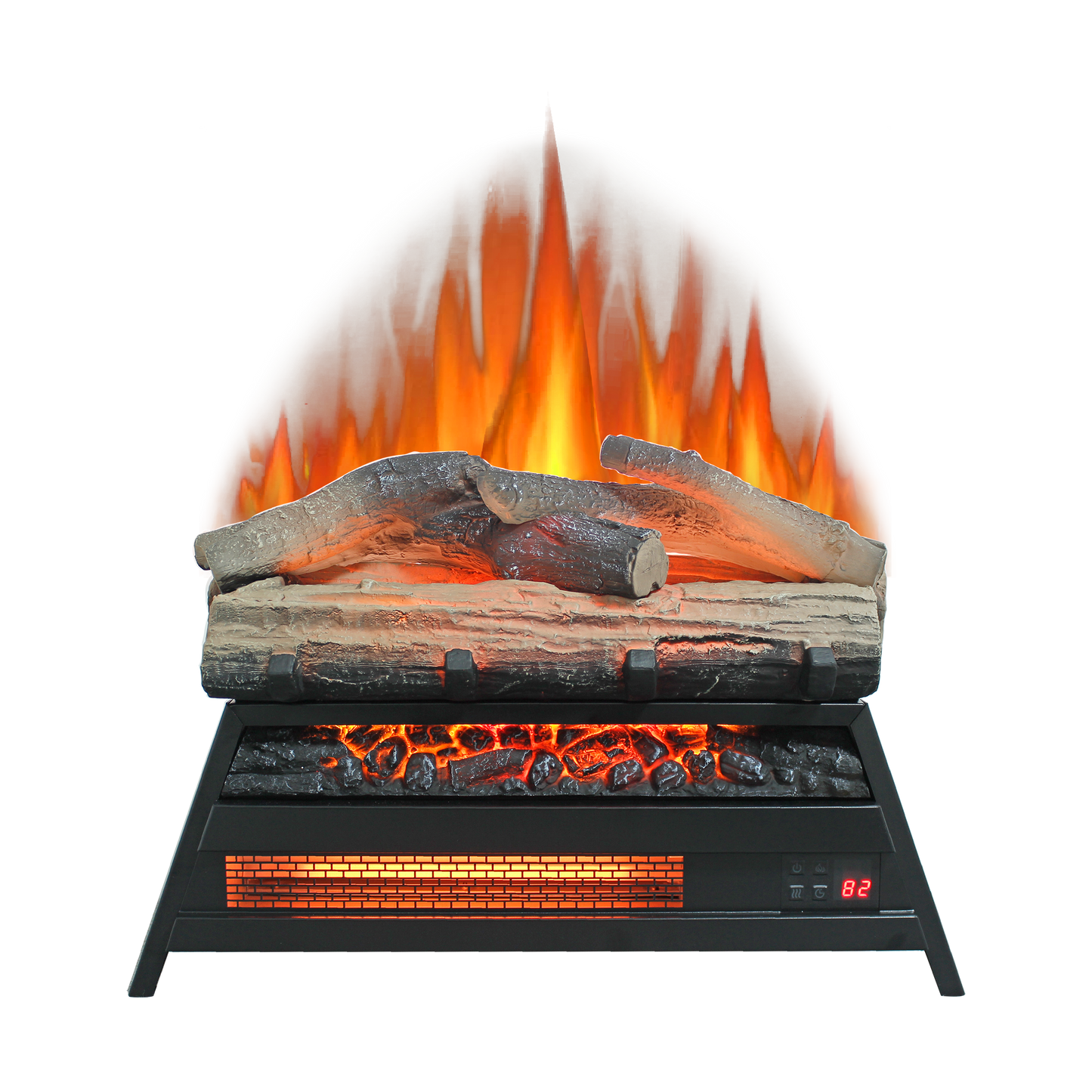 23 inch Electric Fireplace 3D Log set insert, Infrared Fireplace Heater for Indoor image 1