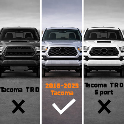 Steel Front Bumper Fit For 2016-2023 Toyota Tacoma (Excluding Tacoma TRD/ Tacoma TRD Sport Excludes winch and D-ring) image 2