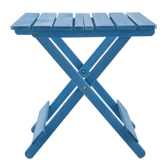 Portable Folding Square Table - Solid Wood Outdoor Patio Table