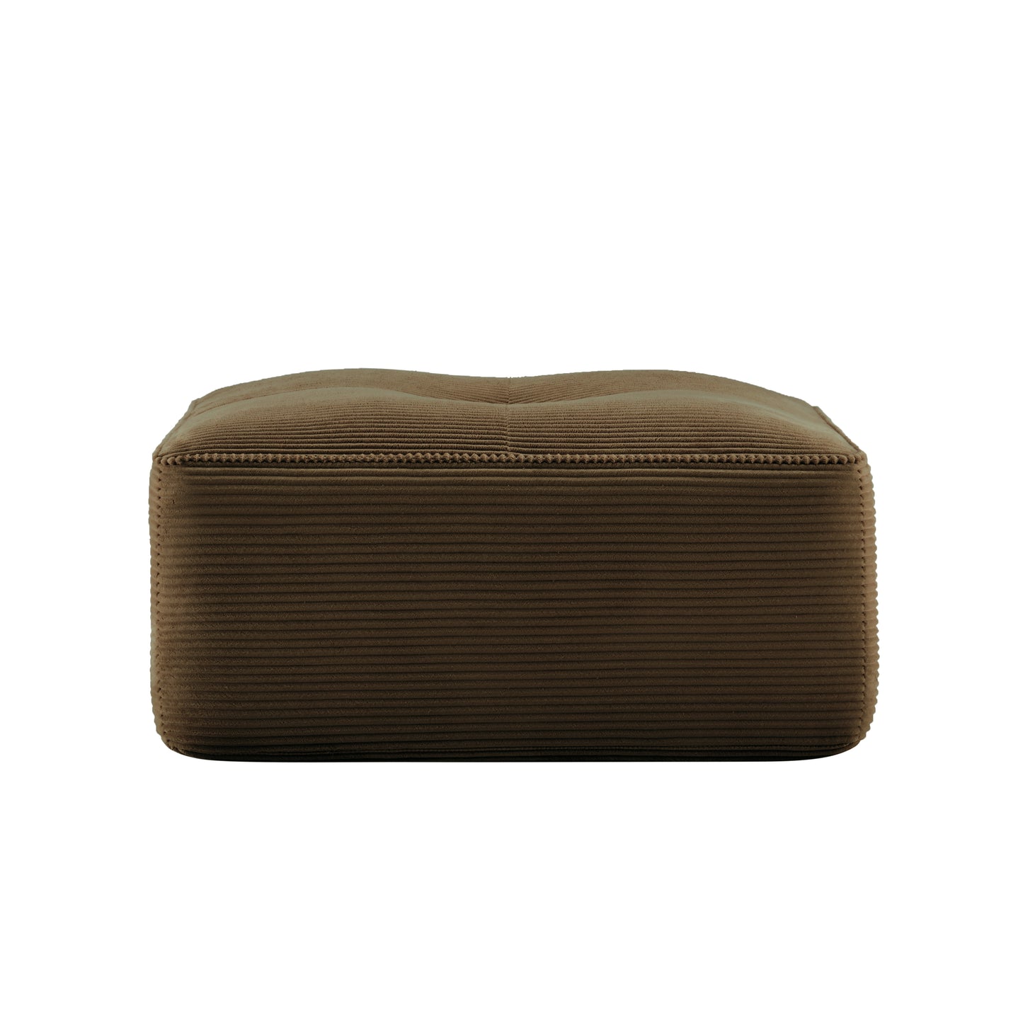 Ottoman Corduroy -Brown image 1