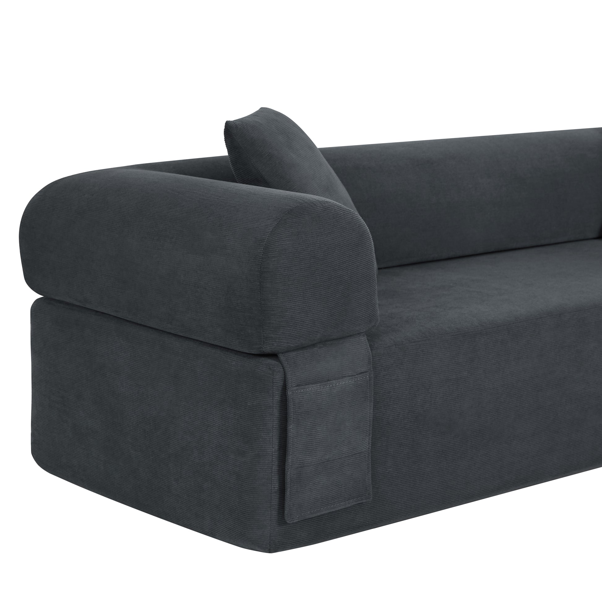 3Seater Sofa Boneless Couches,No Assembly Needed, Modern Sofa for Compact Living Rooms, Apartments, and Offices image 6