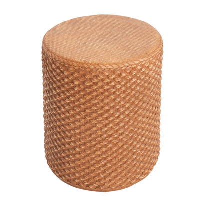 Evie Outdoor Patio Round MGO Side Table, Brown image 9