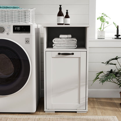 Laundry Cabinet,with 1 Removable Liner Bags image 1