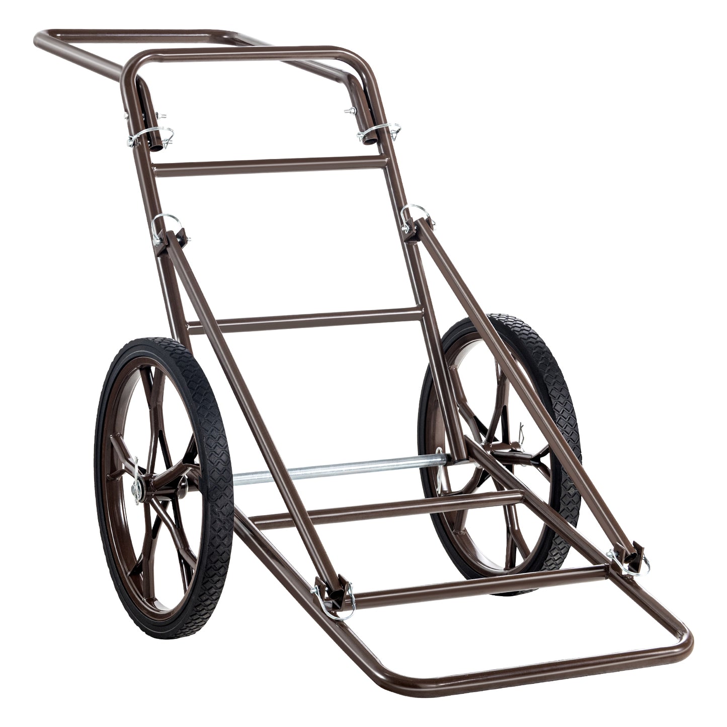 Deer Cart, 500 LBS Capacity Folding Game Cart, Deer Cart Game Hauler with 17" Big Rubber Wheel & Ergonomic Handle, Heavy-Duty Game Cart Accessories, Utility Gear Dolly for Hunting Fishing Hiking image 2