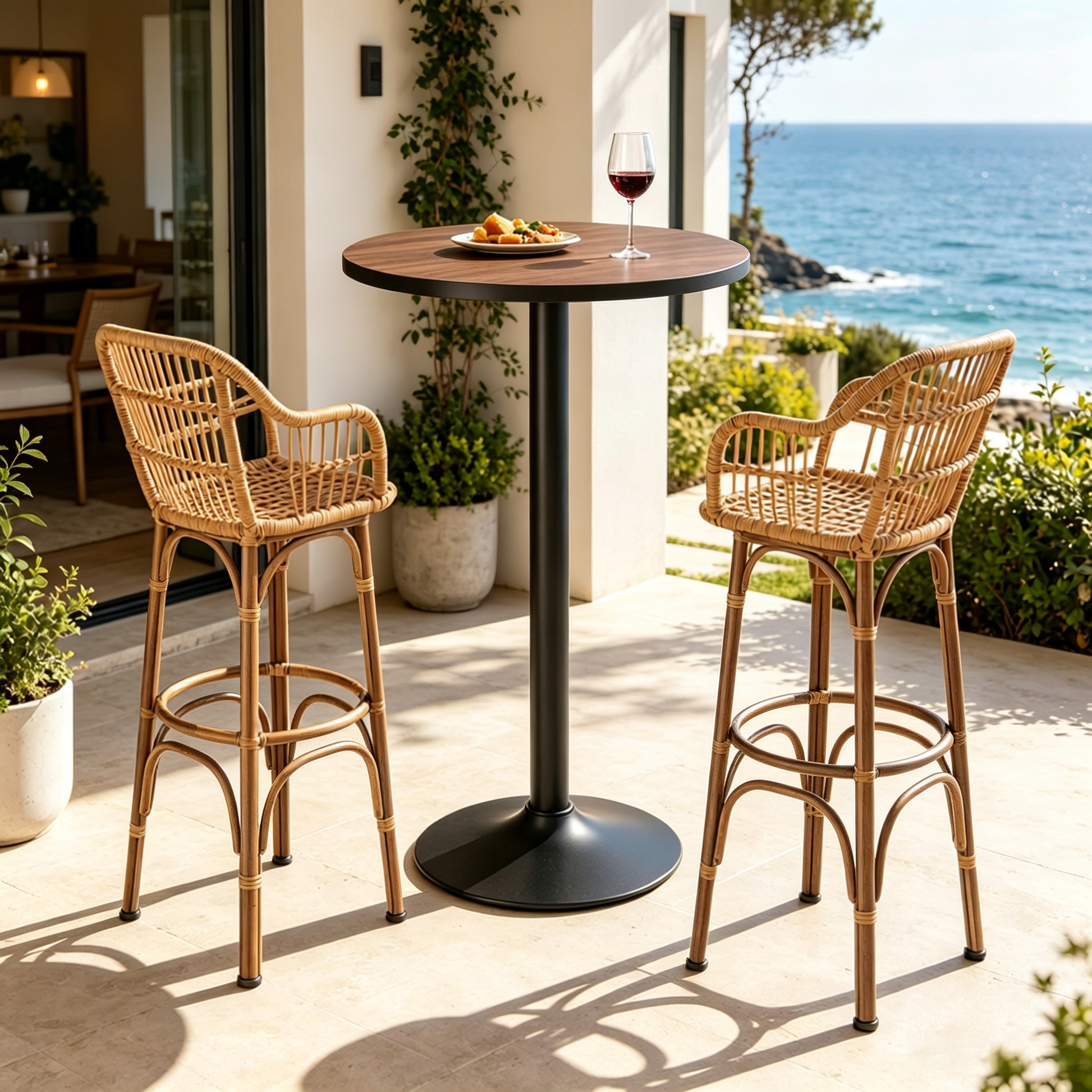 Home Coffee Table,Bar Table,Snack Table,Round Lunch Table image 1