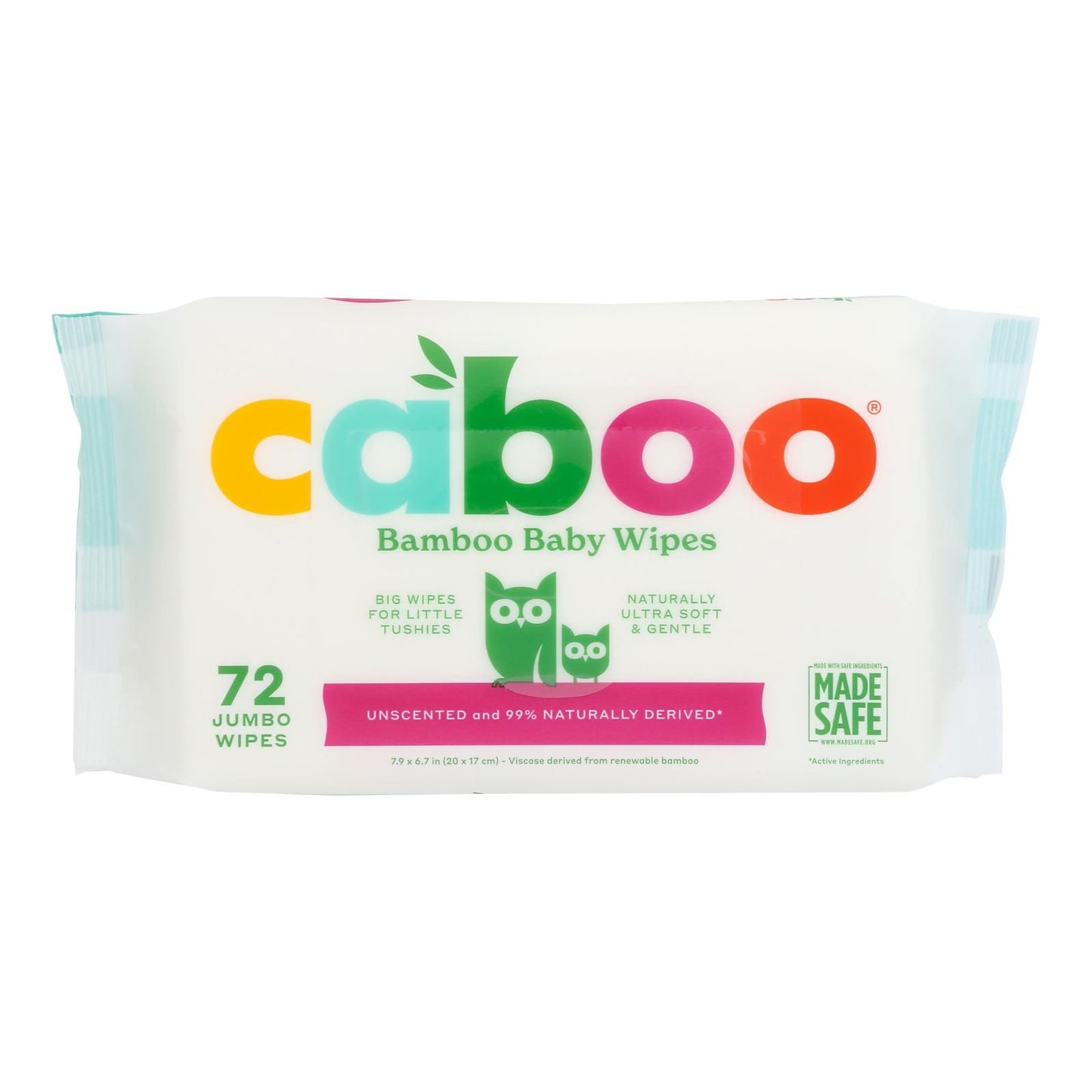 Caboo - Baby Wipes Bamboo 72 Count - Case Of 12-1 Count image 1