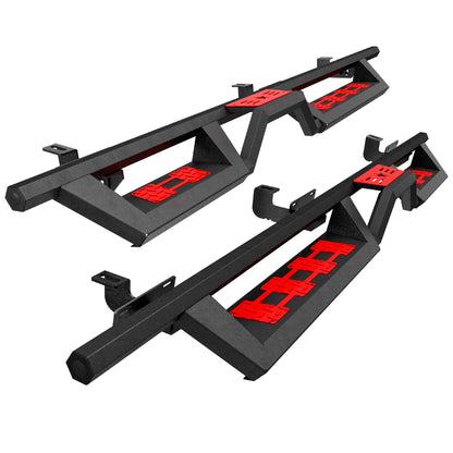 Two-Color Running Boards For 07-18 Jeep Wrangler JK Unlimited 4 Door,Side Steps image 2