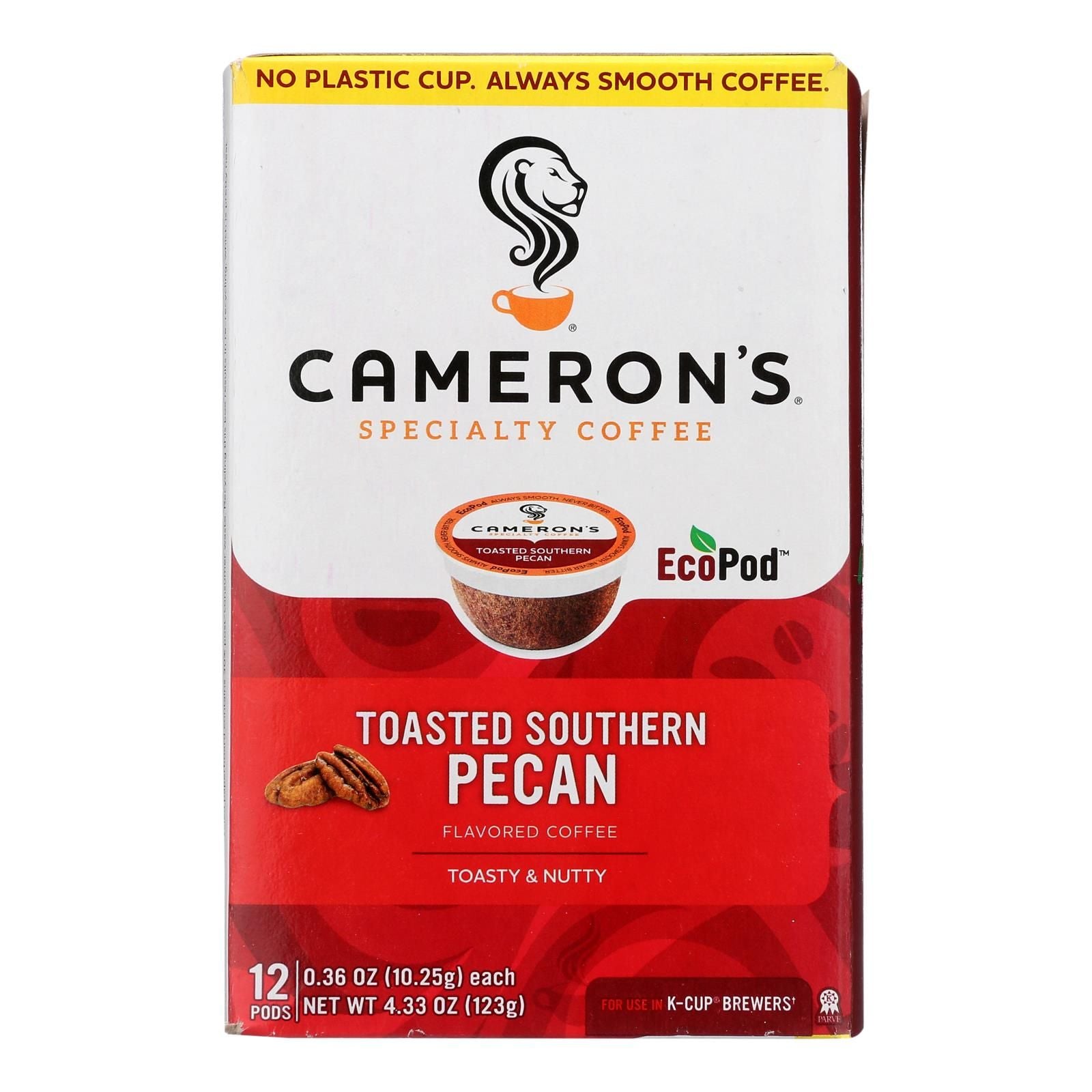 Cameron's Coffee - Coffee Toasted Southern Pecan - Case Of 6 - 12 Ct image 1