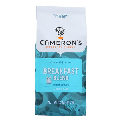 Cameron's Specialty Coffee Premium Breakfast Blend Ground Beans - Case Of 6 - 12 Oz image 1