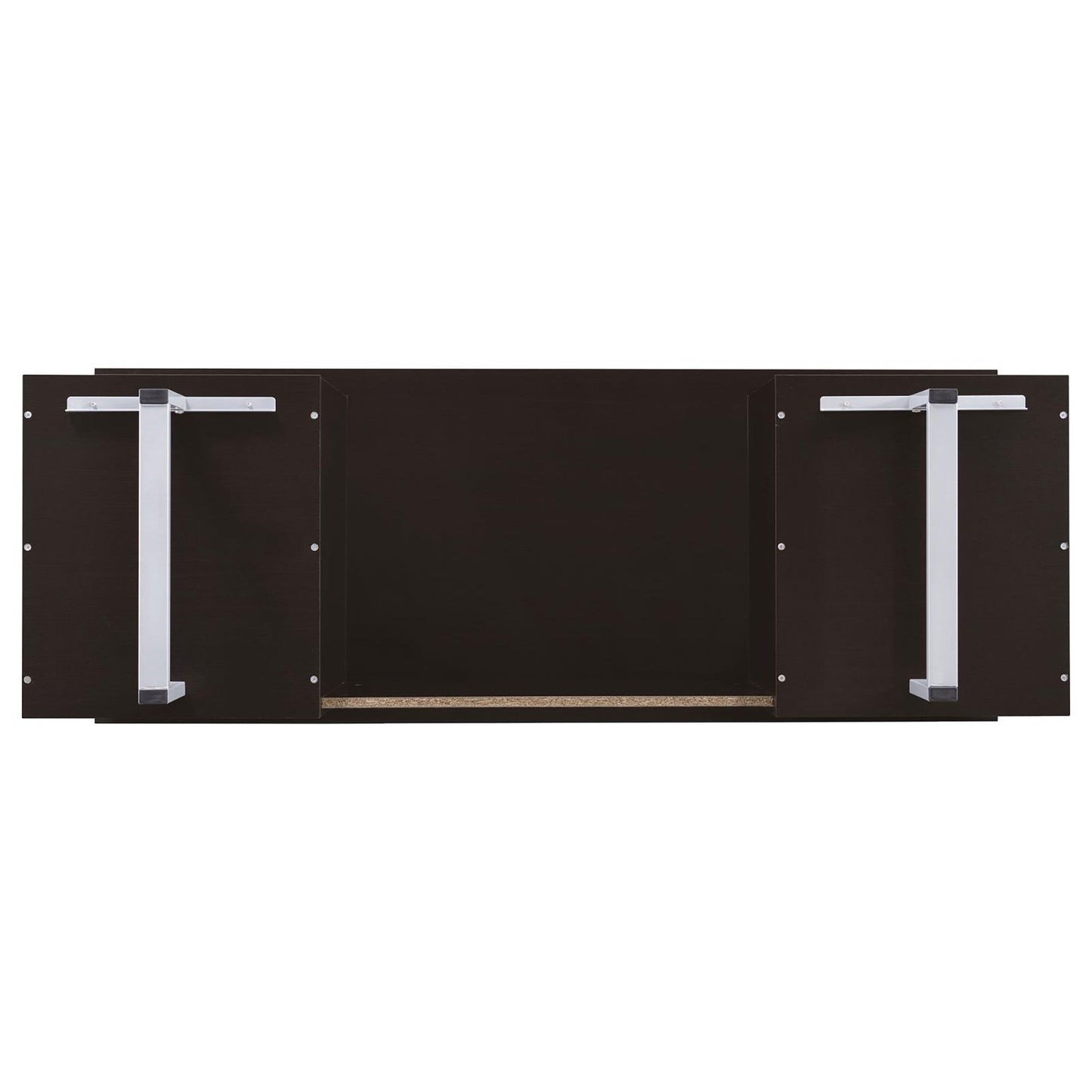 Cappuccino 2-drawer Floating Top Office Desk image 12