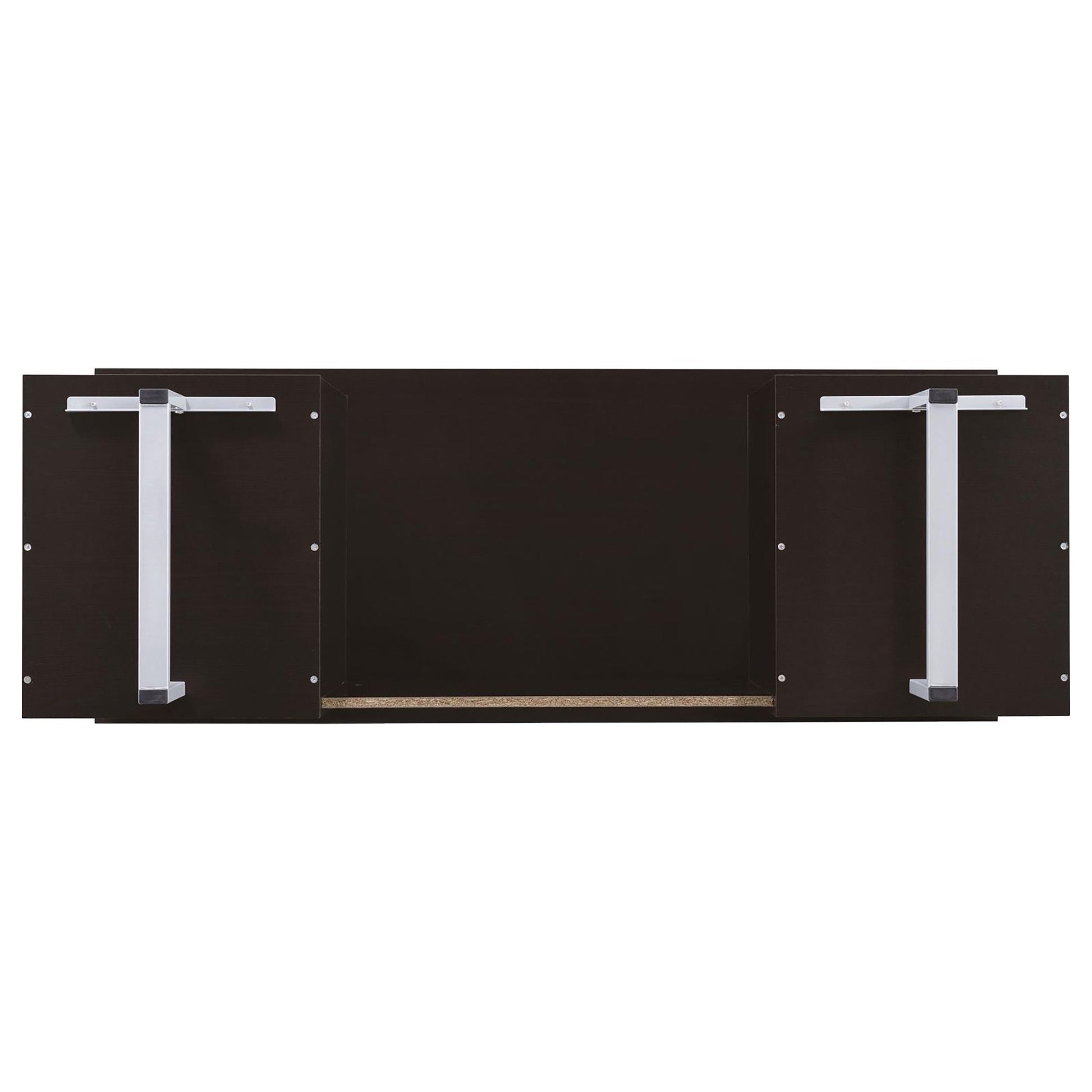 Cappuccino 2-drawer Floating Top Office Desk image 12