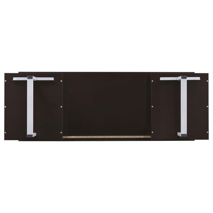 Cappuccino 2-drawer Floating Top Office Desk image 12