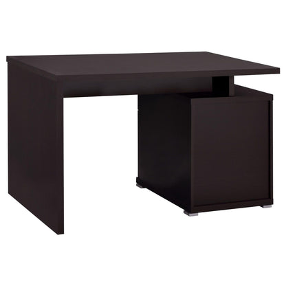 Cappuccino 2-Drawer Reversible Office Desk image 9