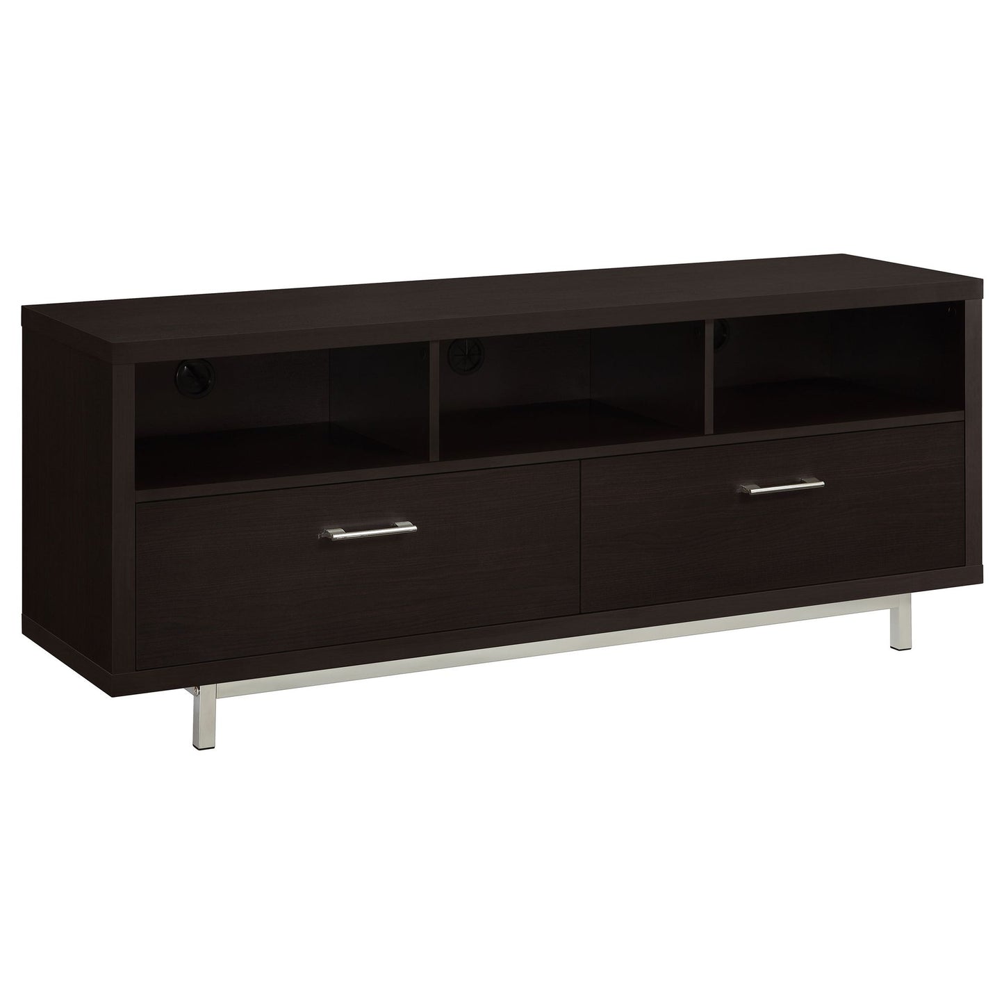 Cappuccino 60-inch Drawer Storage TV Console image 2