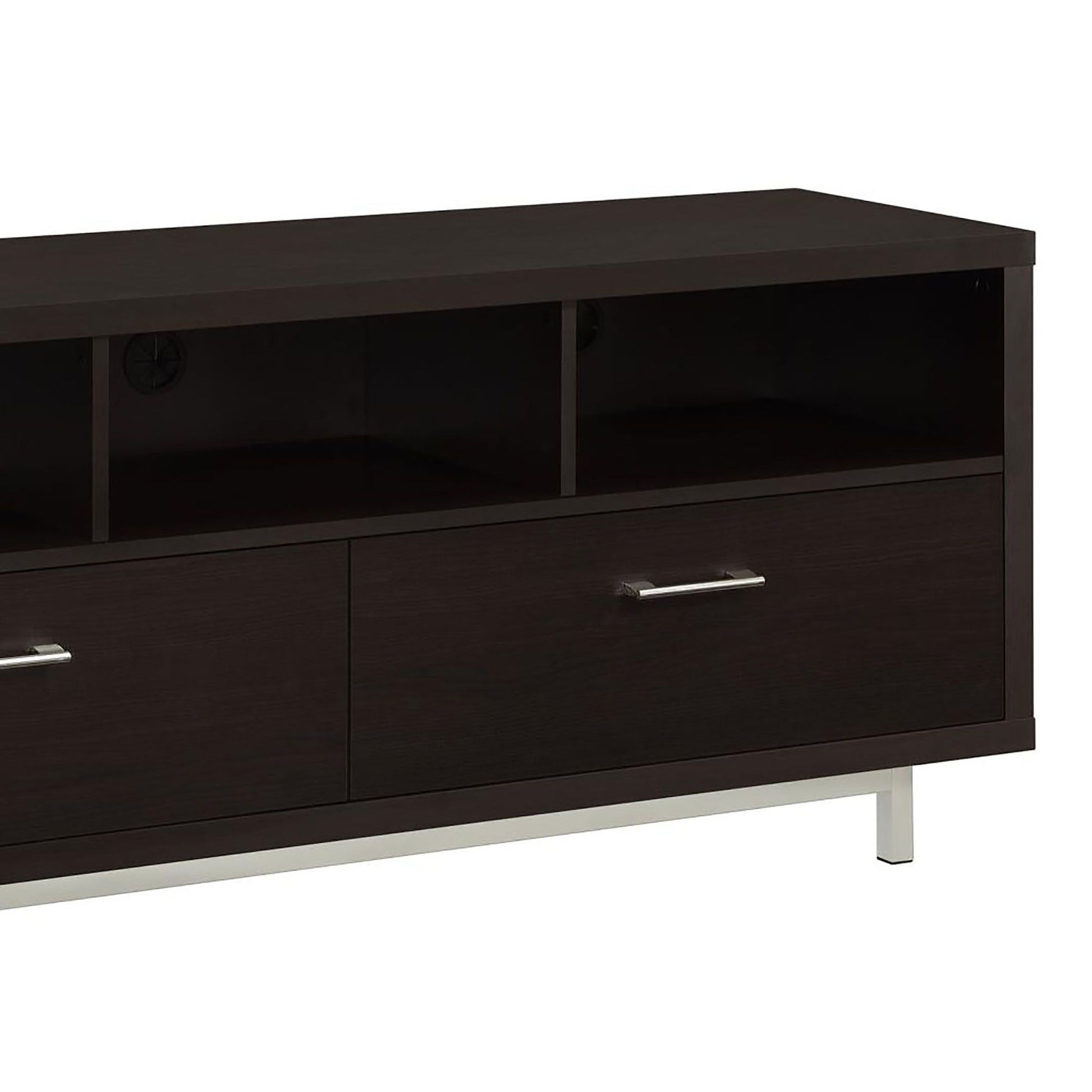 Cappuccino 60-inch Drawer Storage TV Console image 4